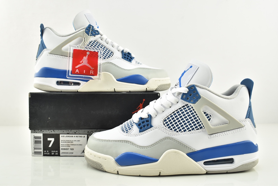Jordan 4 Retro Military Blue(2012) 308497-105