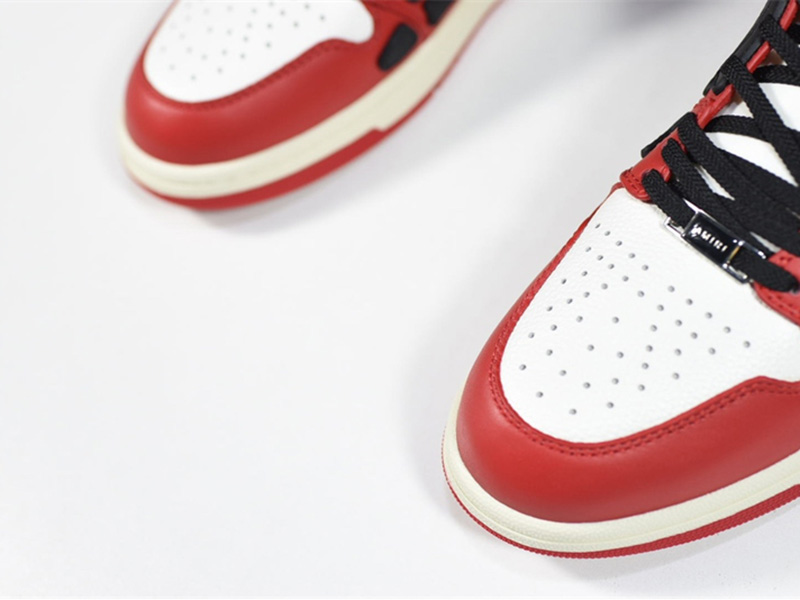 AMIRI Skel Top Hi Red Black MFS002-610