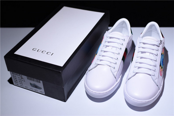 Gucci Ace Embroidered Low-Top Sneaker with ufo womens