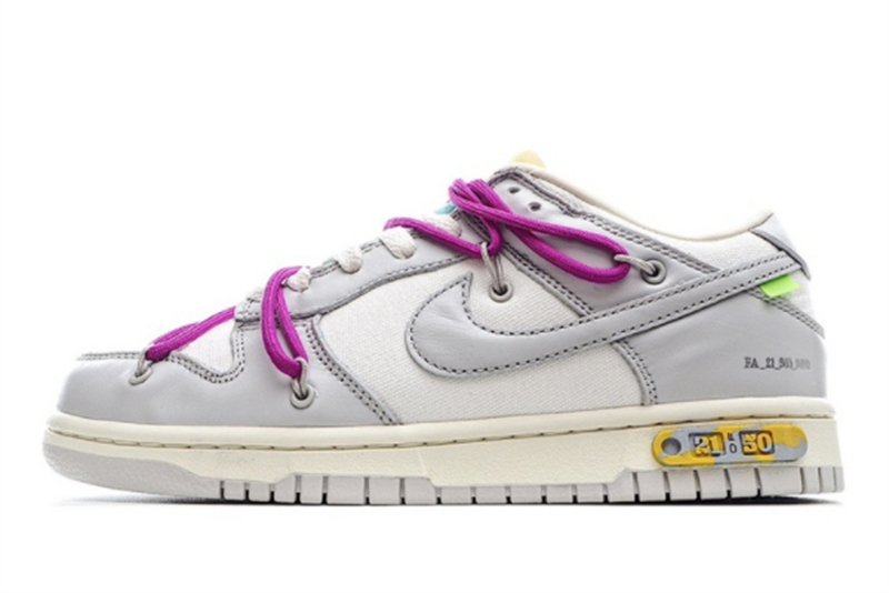 OFF WHITE x Nike Dunk SB Low The 50 NO.21 DM1602-100
