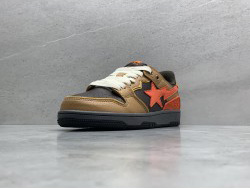 GT A Bathing Ape Bape SK8 Sta Brown Orange