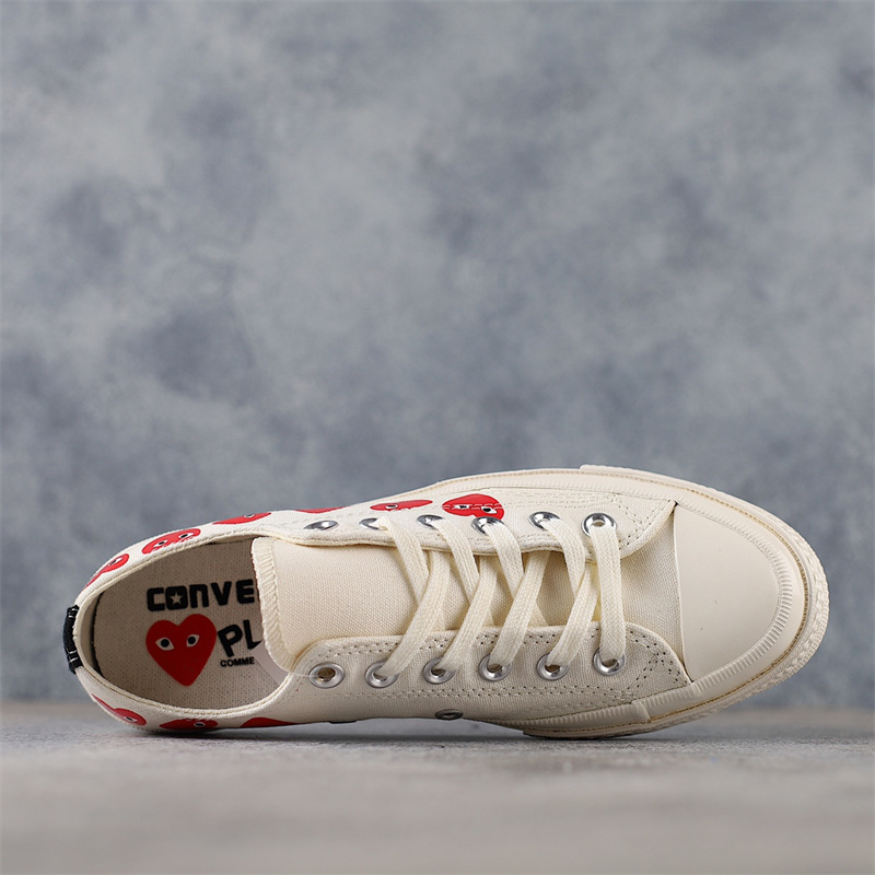 Converse Chuck Taylor All-Star 70 Ox Comme des Garcons Play Multi-Heart White 162975C