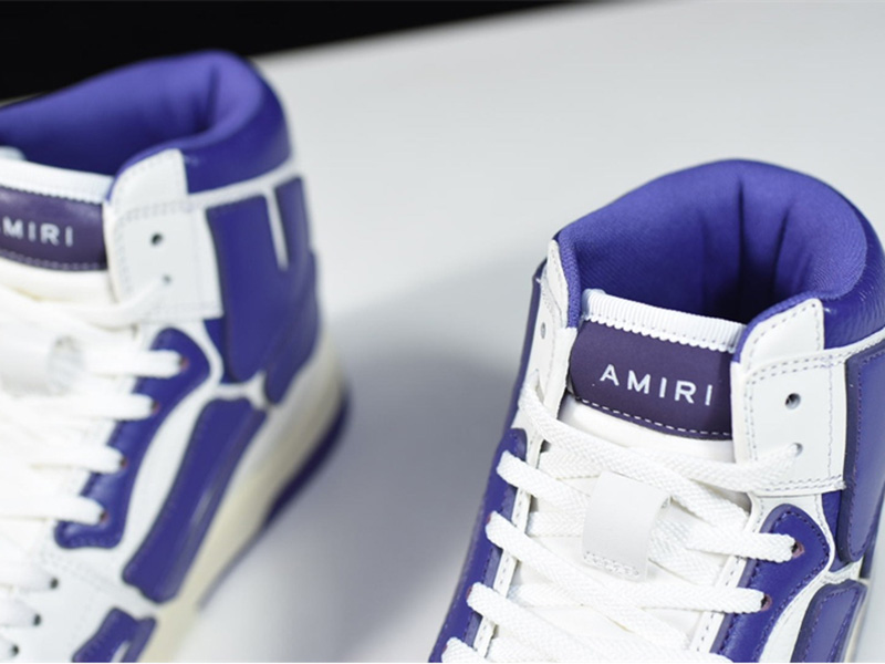 AMIRI Skel Top Hi Purple White