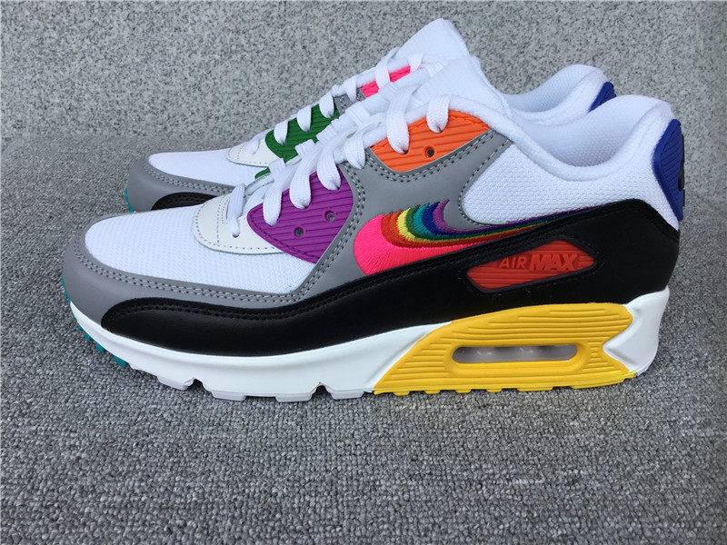 Nike Air Max90 Joint Air Cushion Mesh Breathable Running Shoes CJ5482-100