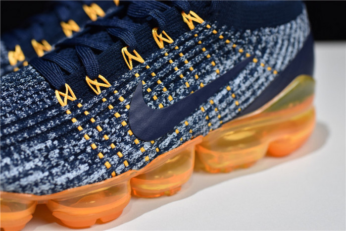 Nike Air VaporMax Flyknit 3 Navy Orange AJ6900-400