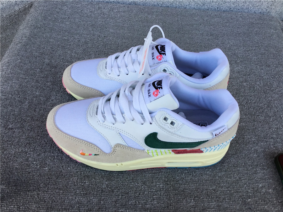 Nike Air Max 1 Nike Half Palm Air Cushion Retro Running Shoes FQ0256-131