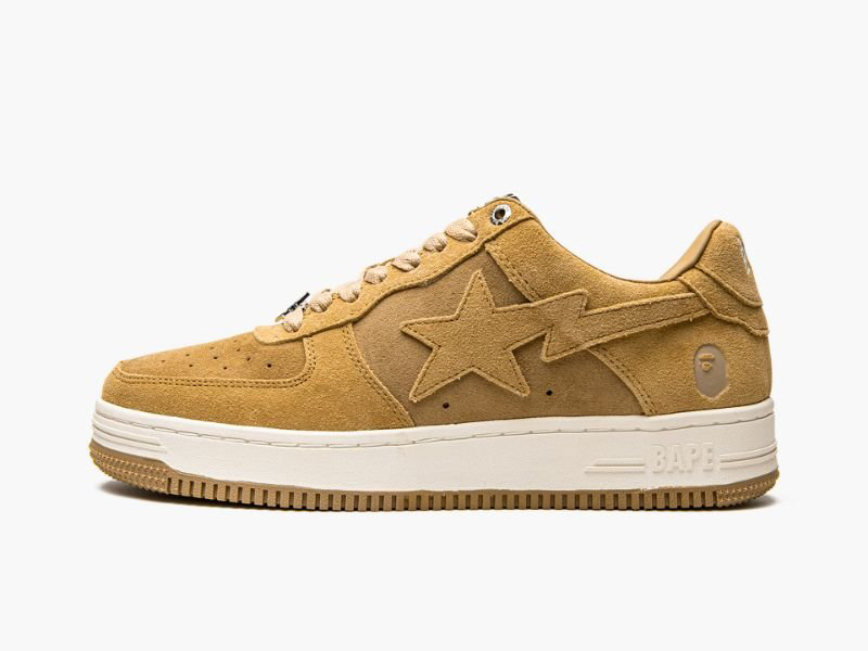 A BATHING APE? Mens BAPE STA LOW M2 IT BEIGE