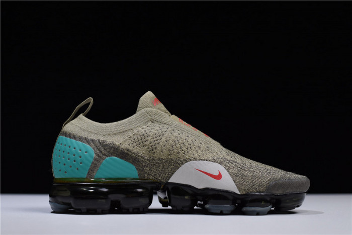 Nike VaporMax FK Moc 2 Natural Olive Habanero Red Air Vapor Max AH7006-200