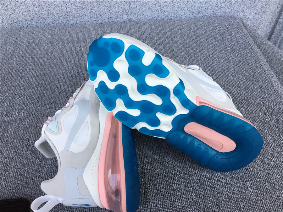 Nike Air Max 270 React Air Cushioned Running Shoe AT6174-100