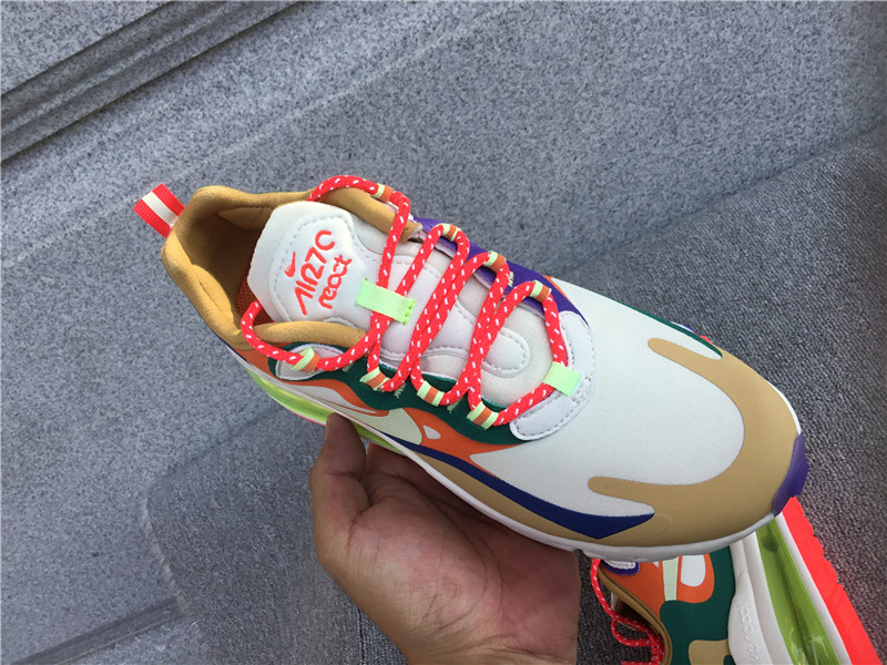 Nike Air Max 270 React Air Cushioned Running Shoe CQ4805-071