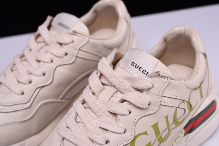 GUCCI LOGO RHYTON VINTAGE TRAINER SNEAKER