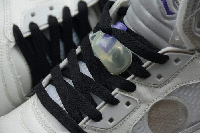 Off-White Air Jordan 5 white green purple CT8480-105