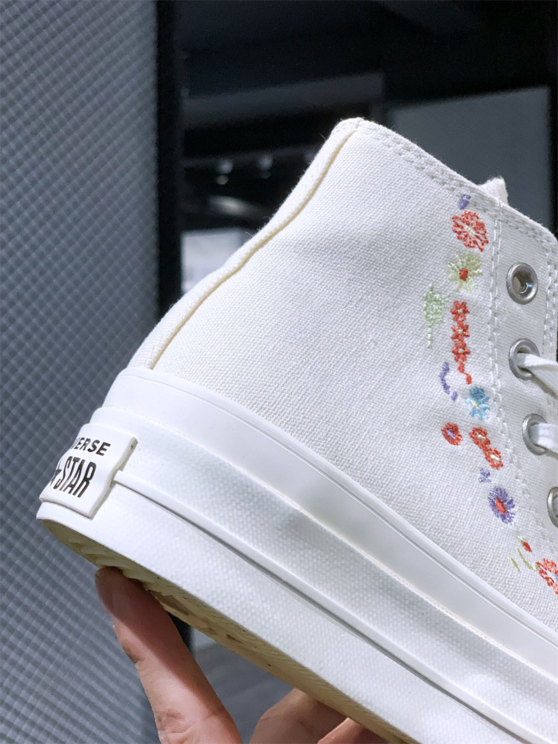 Converse Chuck Taylor All-Star Lift Hi Things To Grow Egret A01586C