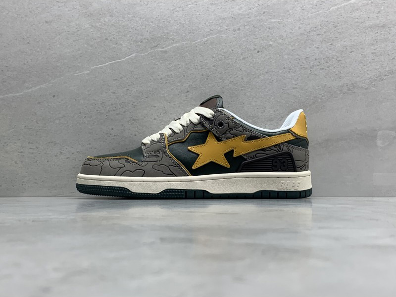 GT Bathing Ape Bape SK8 Sta Green Grey