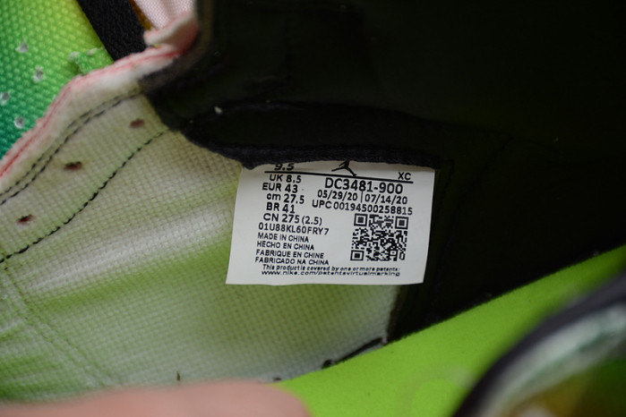 J. Balvin x Air Jordan 1 Retro OG High Colores Y Vibras DC3481-900