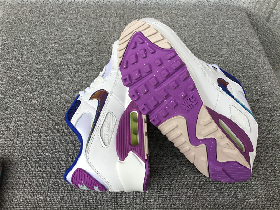 Nike Air Max90 Joint Air Cushion Mesh Breathable Running Shoes CJ0623-100