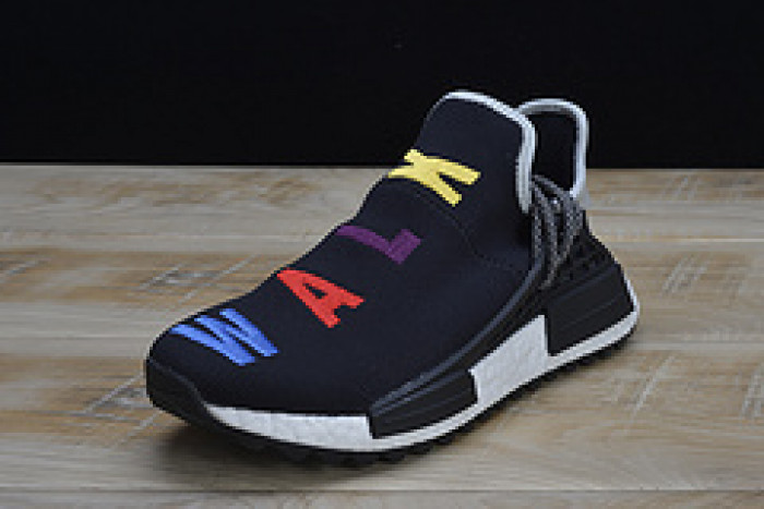Pharrell x Adidas NMD Hu Tri-Color Black Running shoes 114970010