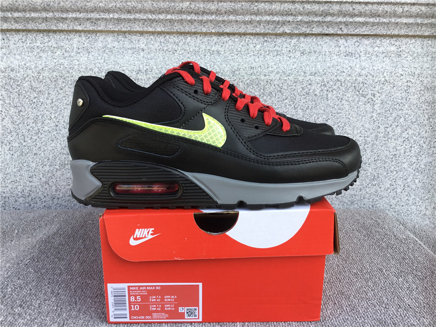 Nike Air Max90 Joint Air Cushion Mesh Breathable Running Shoes CW1408-001