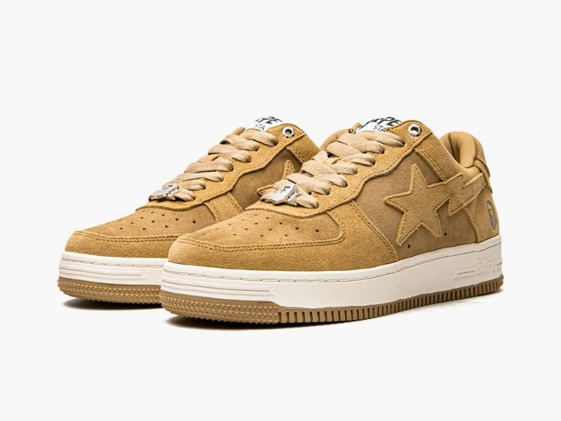 A BATHING APE? Mens BAPE STA LOW M2 IT BEIGE