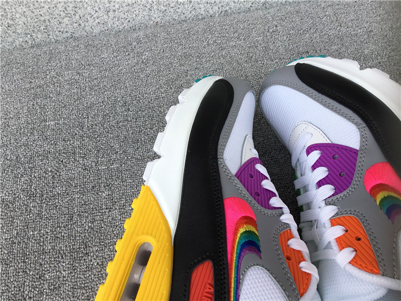 Nike Air Max90 Joint Air Cushion Mesh Breathable Running Shoes CJ5482-100