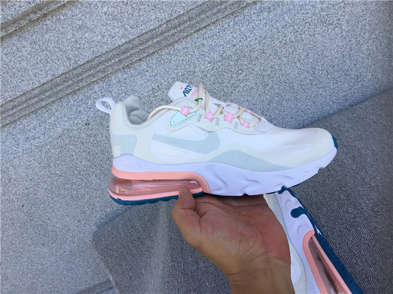 Nike Air Max 270 React Air Cushioned Running Shoe AO6174-100