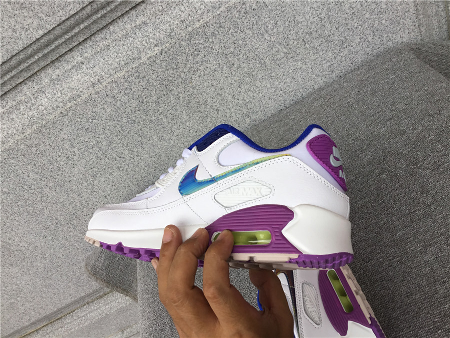 Nike Air Max90 Joint Air Cushion Mesh Breathable Running Shoes CJ0623-100