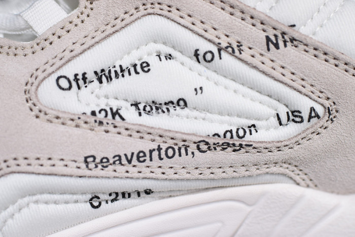 Off-White x nike M2K tekno White, Black & Team Orange A03108 058