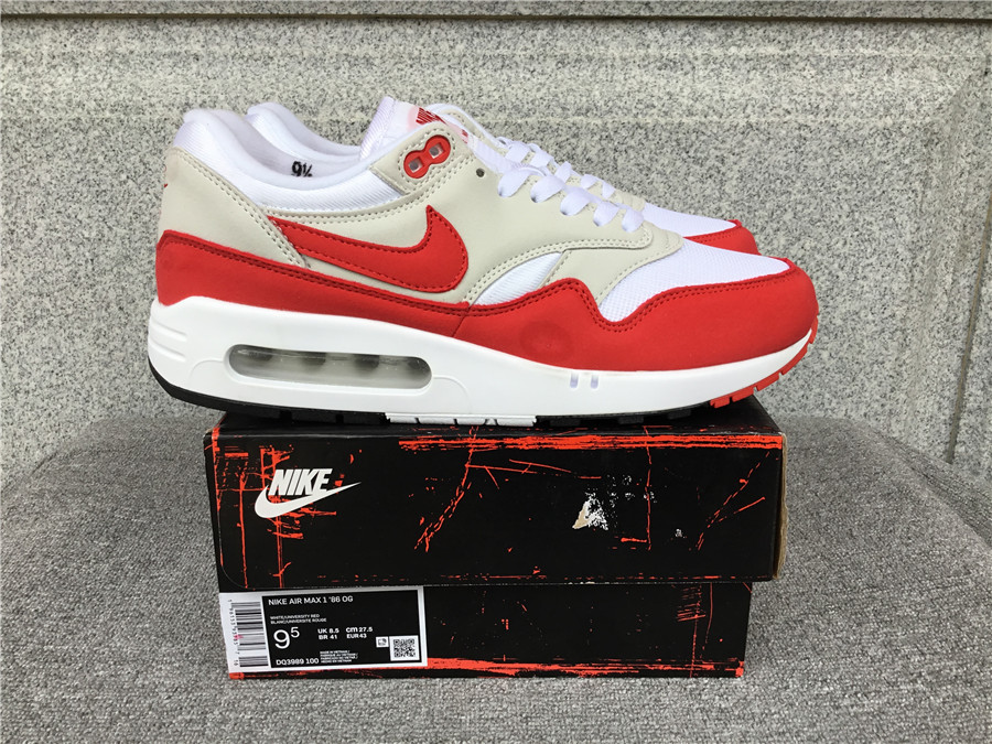 Nike Air Max 1 Nike Half Palm Air Cushion Retro Running Shoes DQ3989-100