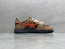 GT A Bathing Ape Bape SK8 Sta Brown Orange