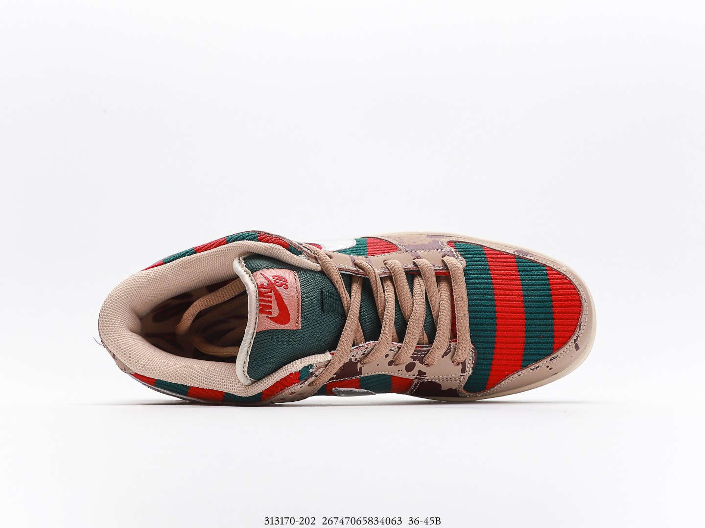 Nike SB Dunk Low Freddy Krueger 313170-202