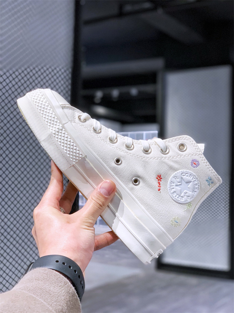 Converse Chuck Taylor All-Star Lift Hi Things To Grow Egret A01586C