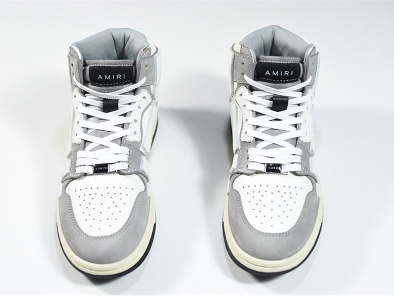 AMIRI Skel Top Hi Gery White WFS002-030