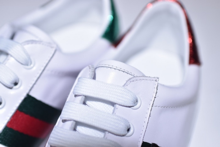 Gucci Ace Embroidered Low-Top Sneaker with TIGER MENS