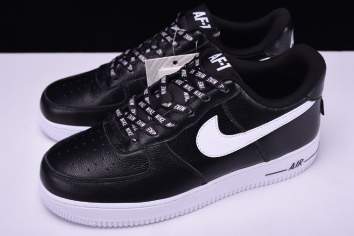 Nike Air Force 1 07 LV8 823511-007 NBA Pack Black/White Shoes 823511-007