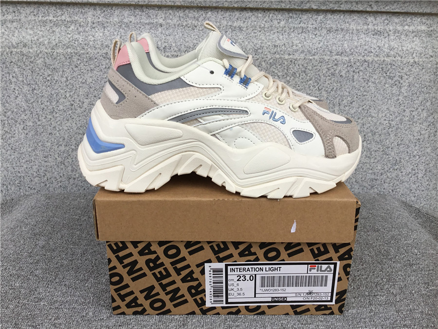 Fila heightened retro casual running shoes old shoes 1JWO1283-152