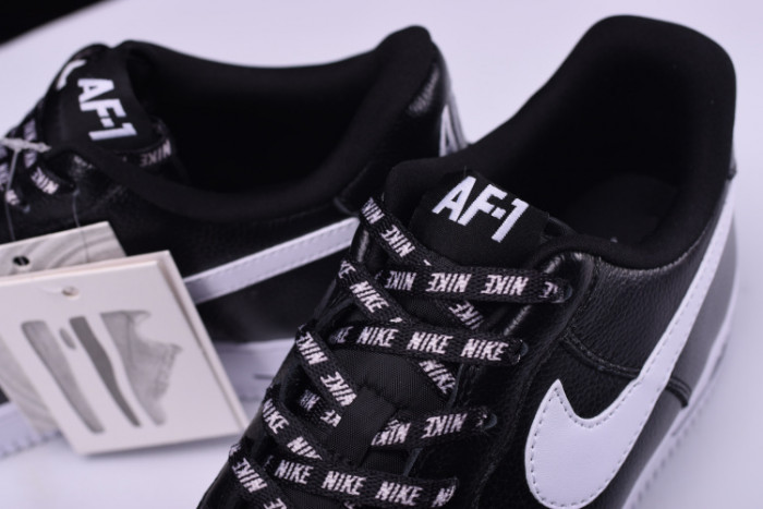 Nike Air Force 1 07 LV8 823511-007 NBA Pack Black/White Shoes 823511-007