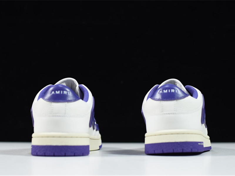 AMIRI Skel Top Low White Purple MFS003-196