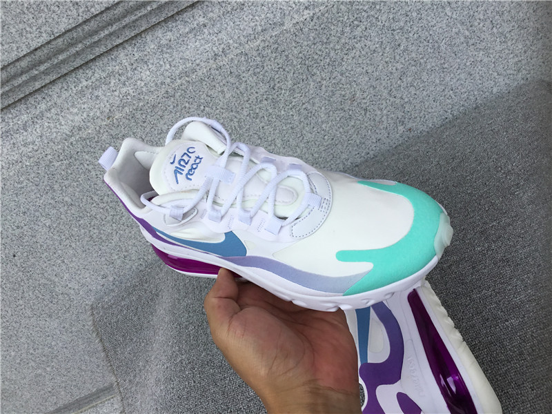 Nike Air Max 270 React Air Cushioned Running Shoe AT6174-102