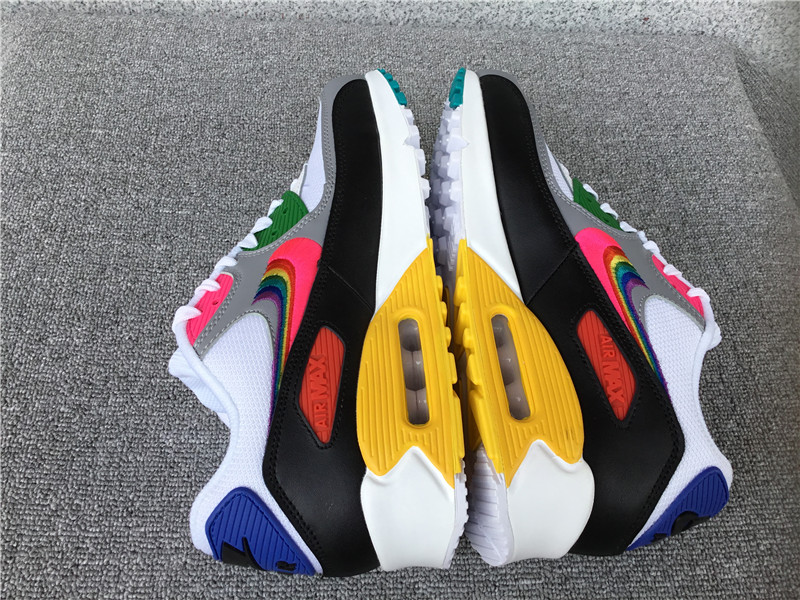 Nike Air Max90 Joint Air Cushion Mesh Breathable Running Shoes CJ5482-100