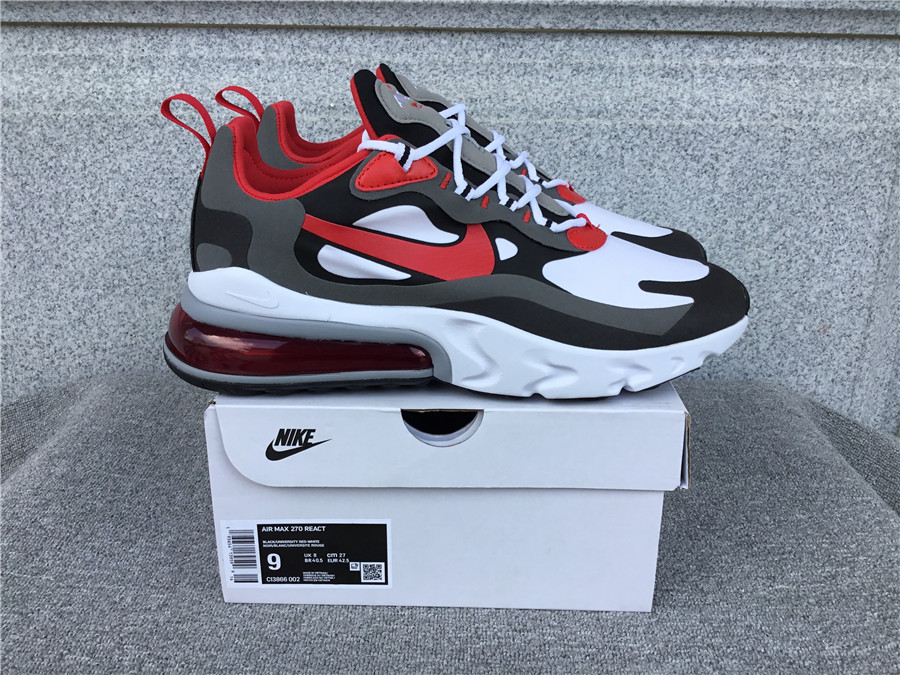 Nike Air Max 270 React Air Cushioned Running Shoe CI3866-002