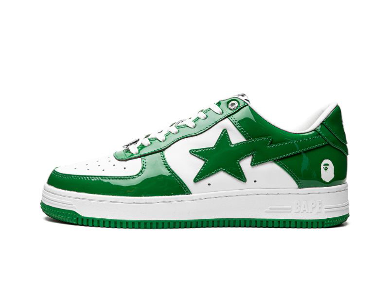 A BATHING APE? Womens BAPE STA LOW L IT GREEN