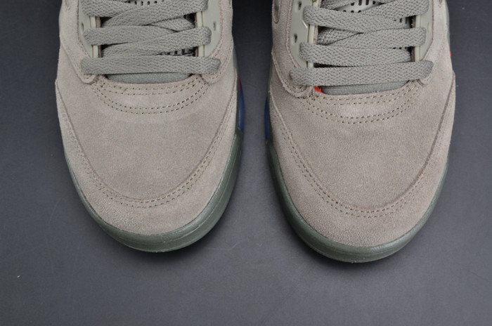 Bape x Air Jordan 5 Trophy RoomCamo university red mens 136027-051