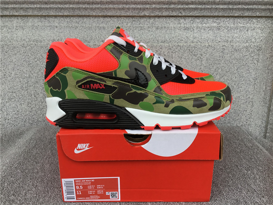 Nike Air Max90 Joint Air Cushion Mesh Breathable Running Shoes CW6024-600