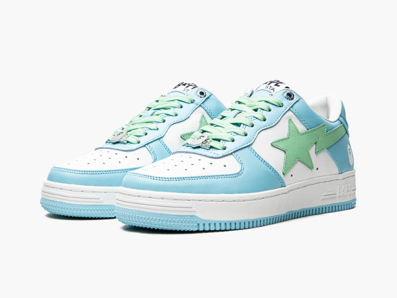 A BATHING APE? Womens BAPE STA LOW L IT Light Blue