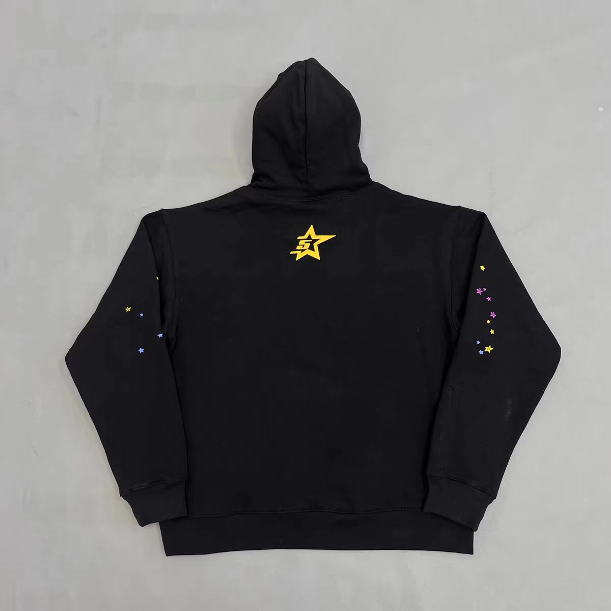 Hip Hop Web Puff Print Sp5der 555555 Hoodie Men Women High