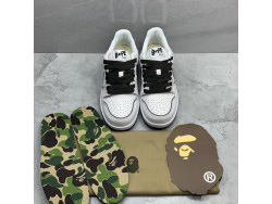 GT A Bathing Ape Bape SK8 Sta White Silver