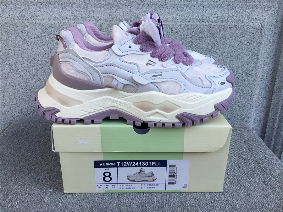 Fila heightened retro casual running shoes old shoes T12W241301FLL