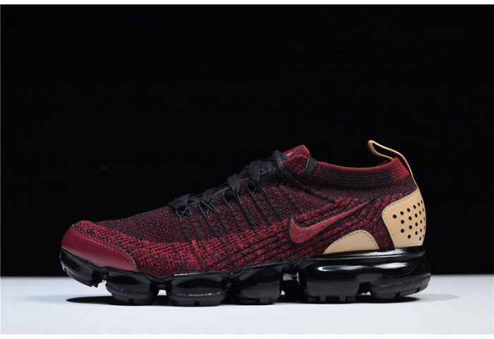 Nike Air VaporMax Flyknit 2 NRG Team Red Vachetta Tan AT8955-600