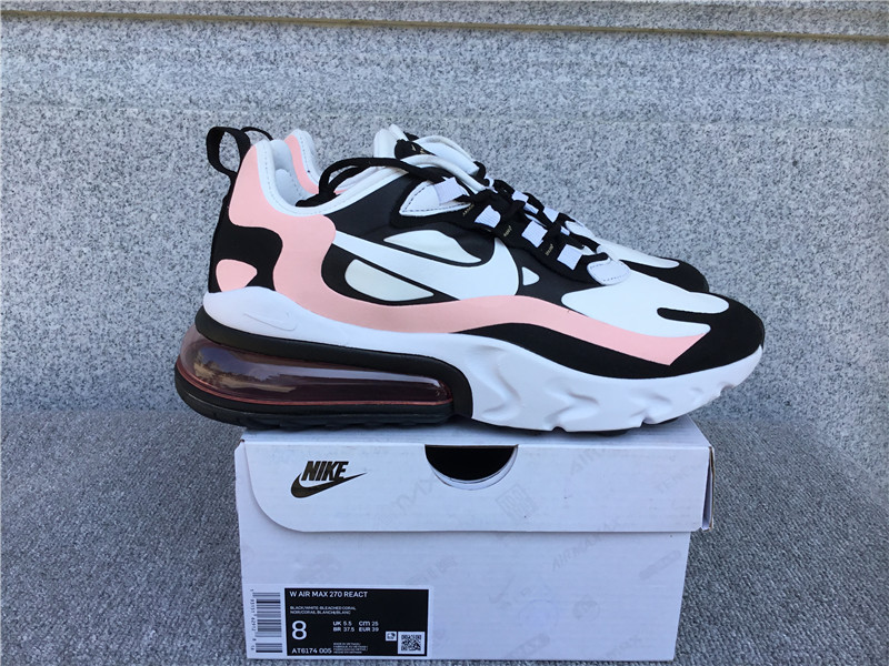 Nike Air Max 270 React Air Cushioned Running Shoe AT6174-005