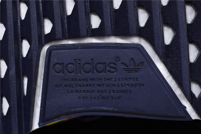 Pharrell x adidas mens NMD Hu Trail bold yellow-footwear white AC7360